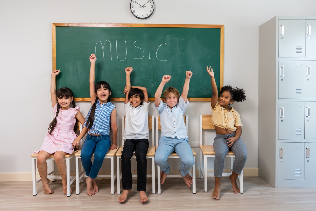 Music and dance class at IPS School academy